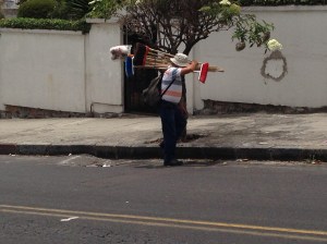 The Neighborhood Broom Man.