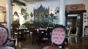 Hotel Breakfast Nook. Adorable Setting.