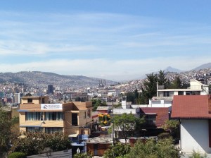 Rooftop View of Quito.