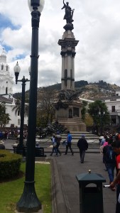 Monument of Heroes in Plaza Grande