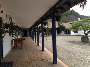 Outside the Main Building.