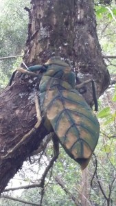 Different Insects Depicted Throughout the Gardens. 
