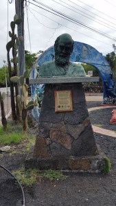 Darwin Bust at a Gift Shop.