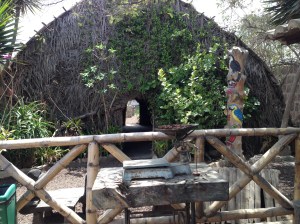 Authentic Native Hut.